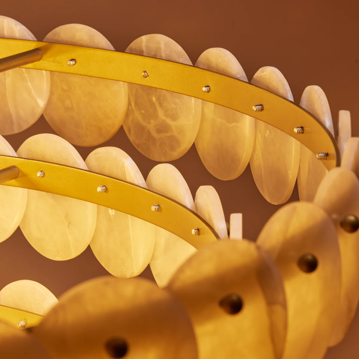 Cordelia chandelier in alabaster - Image 6