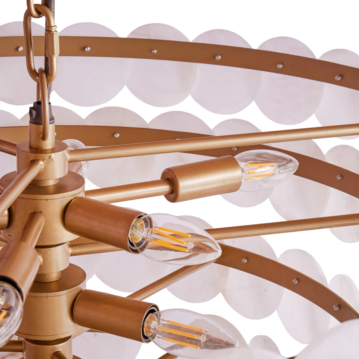 Cordelia chandelier in alabaster - Image 8