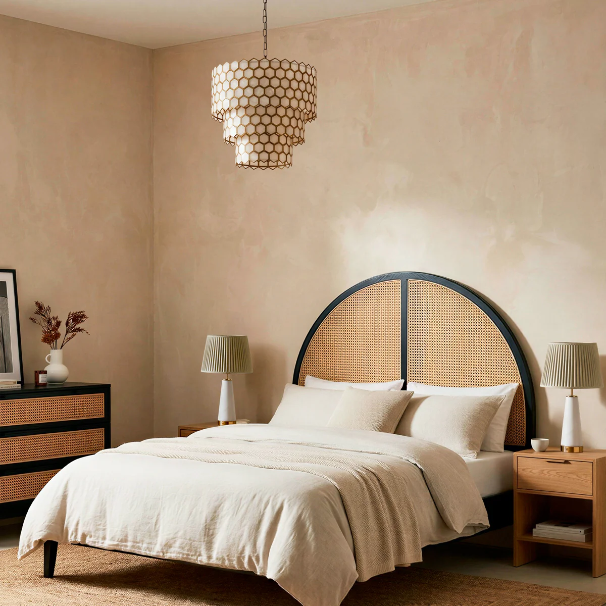 Glamazon three tier chandelier in brass and resin - Image 6