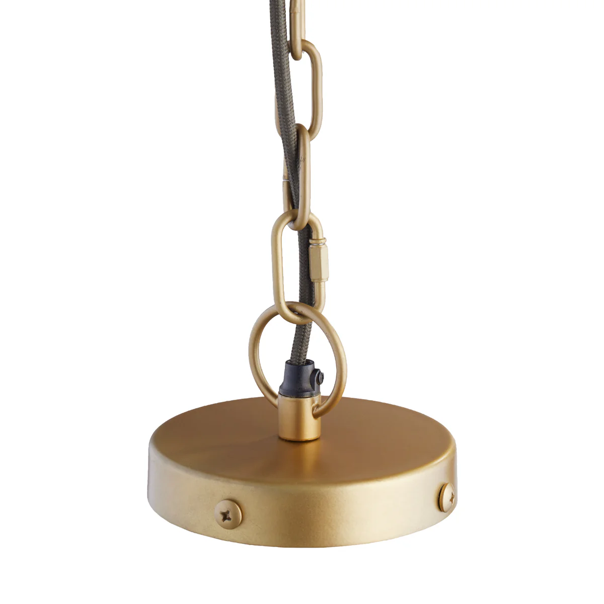 Glamazon three tier chandelier in brass and resin - Image 9