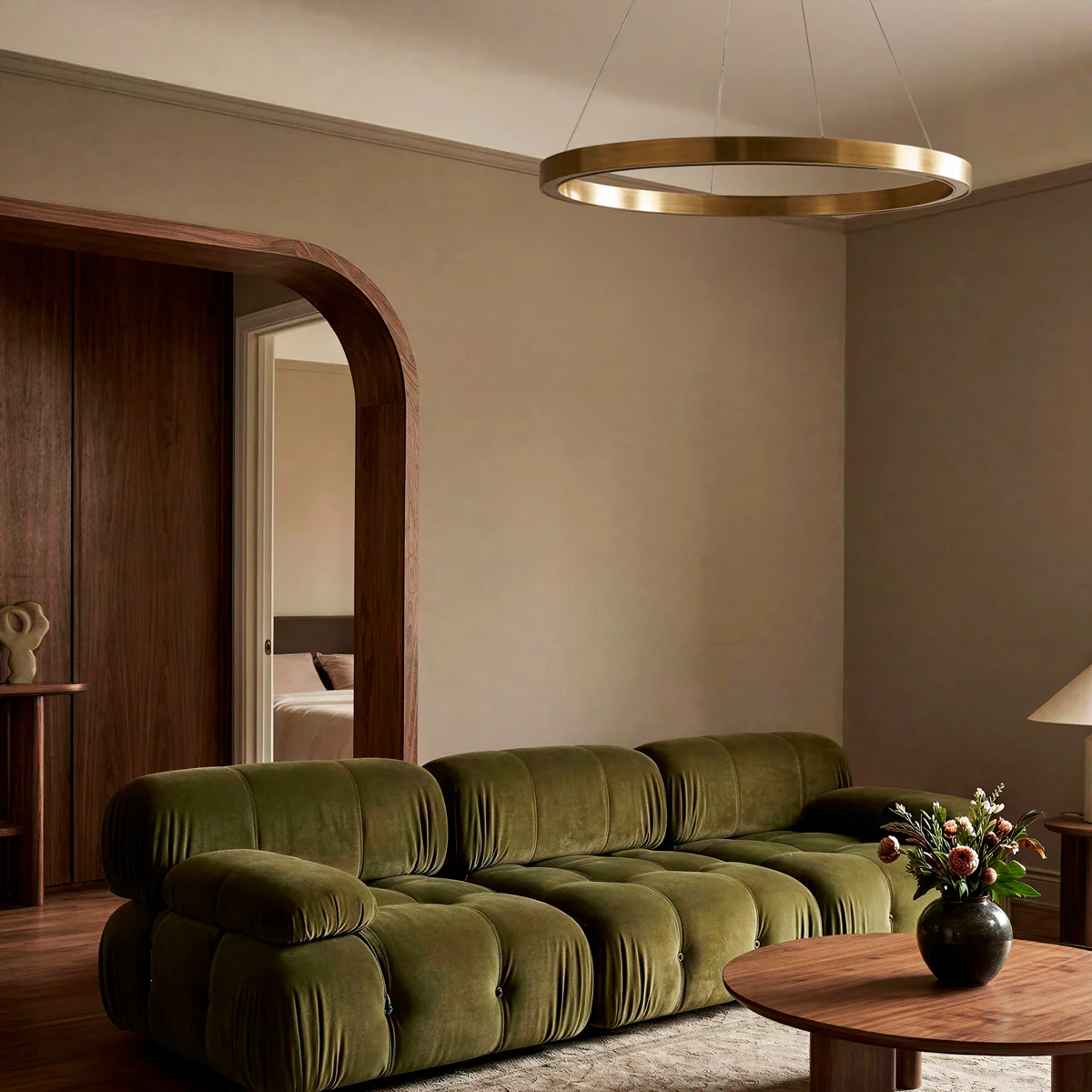 Larger Nimbus chandelier in brass - Image 7