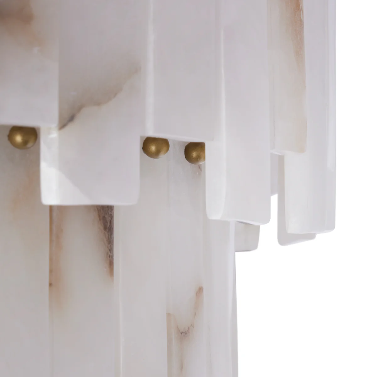 Octavious chandelier in alabaster - Image 4