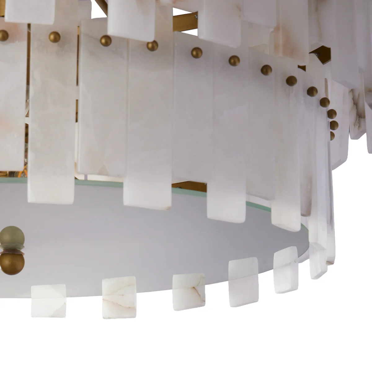 Octavious chandelier in alabaster - Image 5