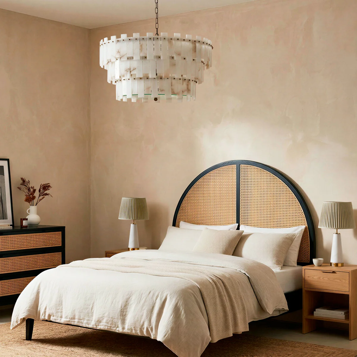 Octavious chandelier in alabaster - Image 7