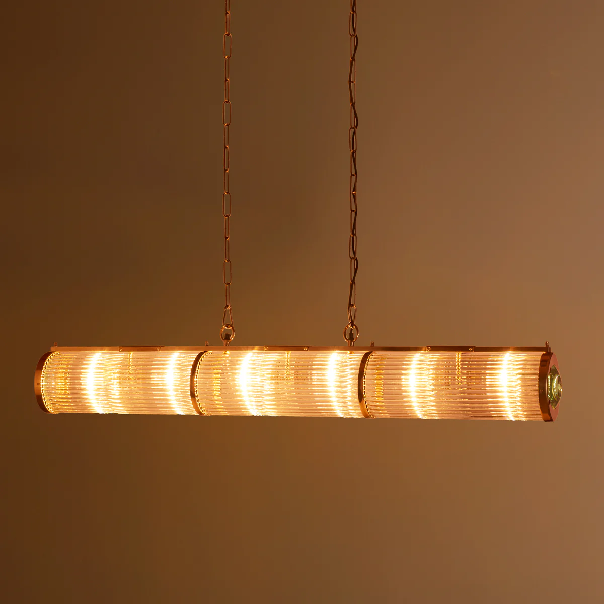 Rodyssey chandelier in brass with glass rods - Image 3