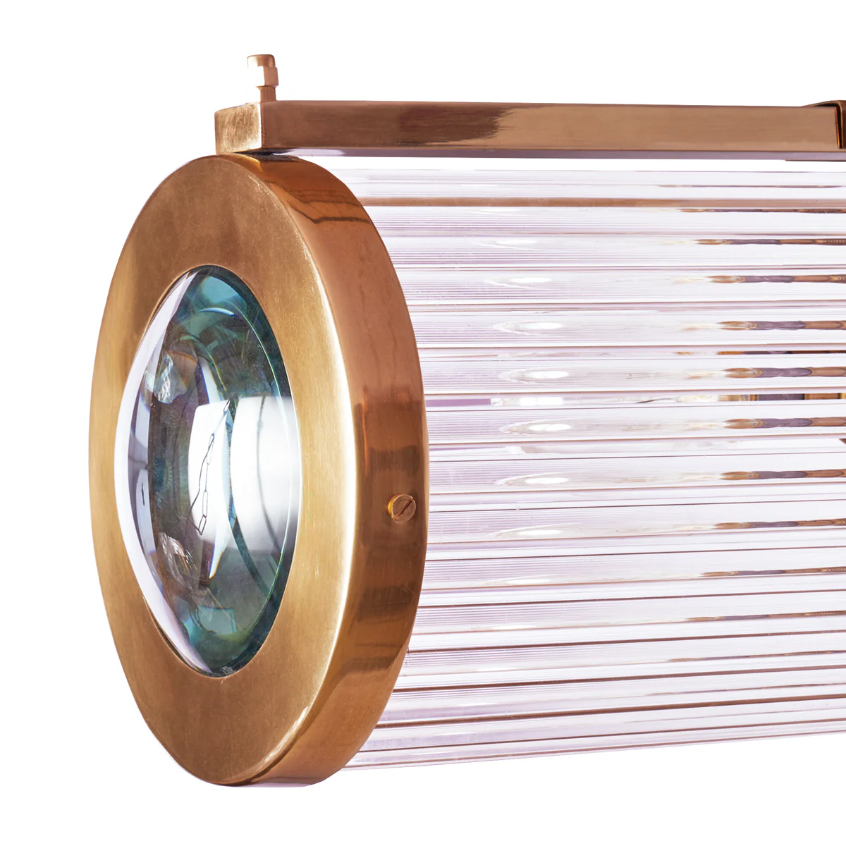 Rodyssey chandelier in brass with glass rods - Image 4
