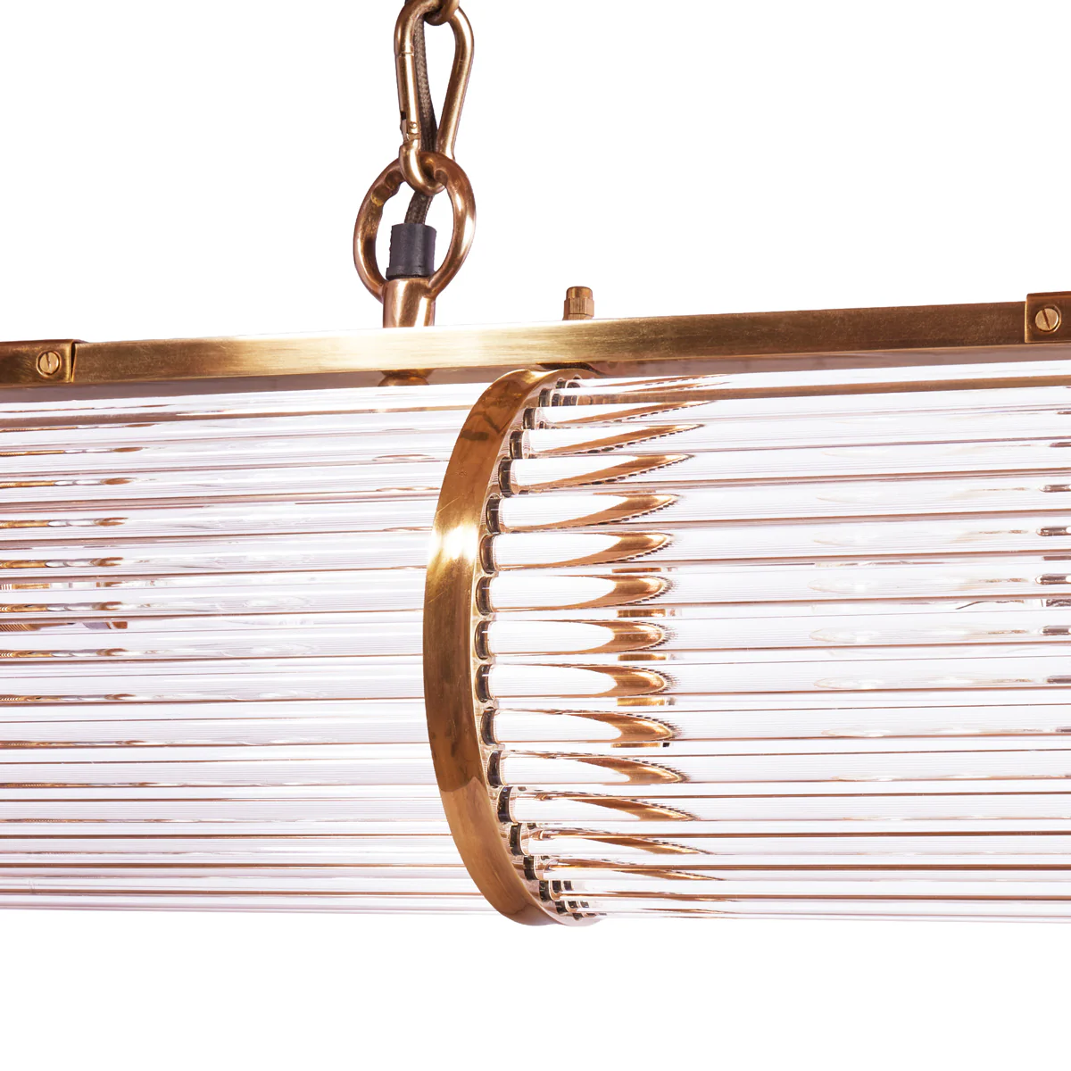Rodyssey chandelier in brass with glass rods - Image 5
