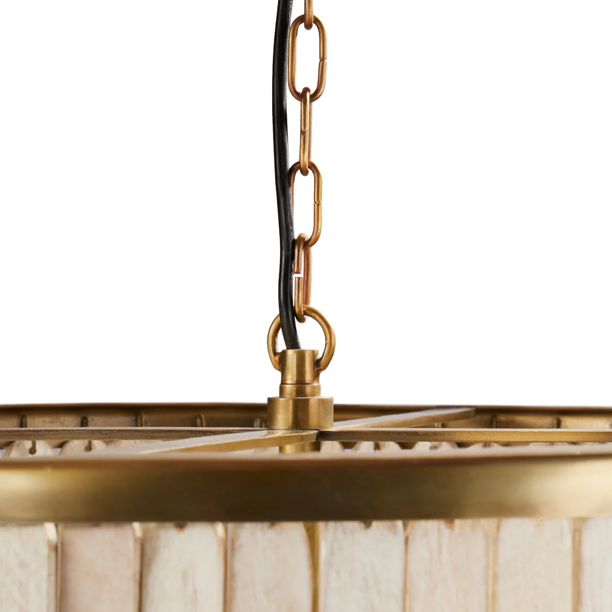 Zapper chandelier in natural wood - Image 5