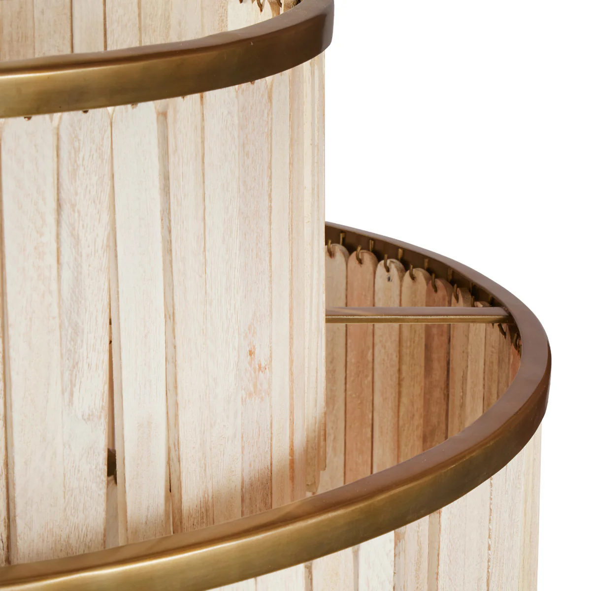 Zapper chandelier in natural wood - Image 6