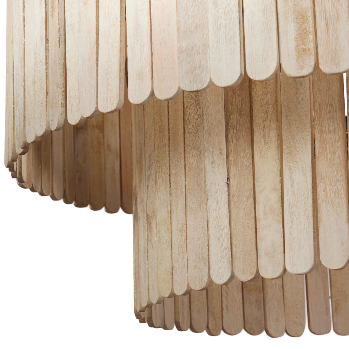 Zapper chandelier in natural wood - Image 8